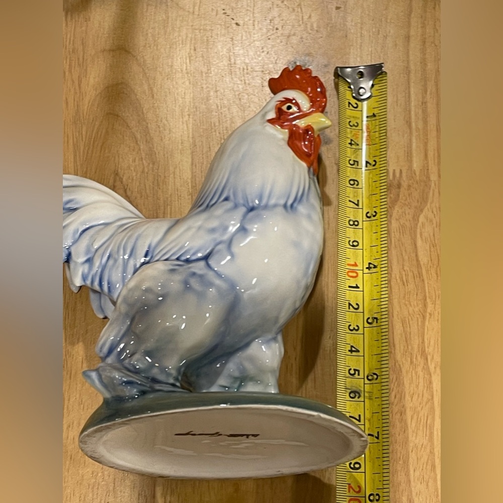 WILL GEORGE - Rooster porcelain figurine 1940s-1950s  In excellent condition - Picture 12 of 14